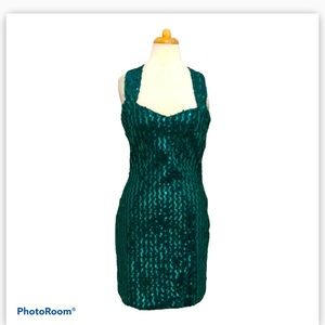 Vintage Michele Vincent sequin dress, size 9/10